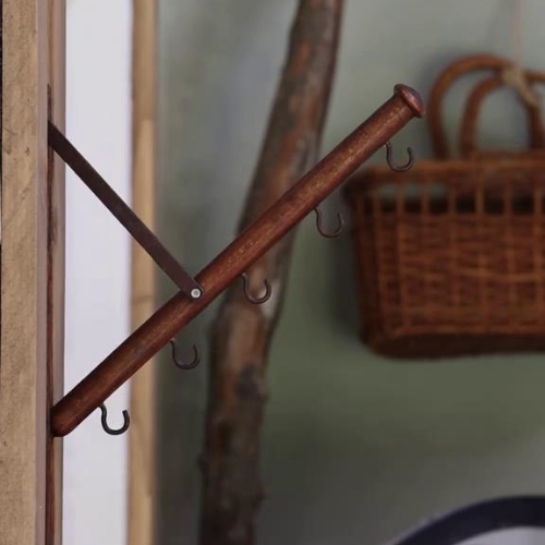 Vintage Folding Clothes Hanger Wall Hook