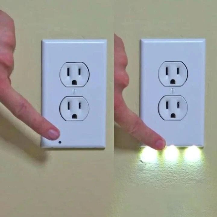 🔥Christmas Sale 49% OFF🎄- Outlet Wall Plate With Night Lights (No Batteries or Wires)