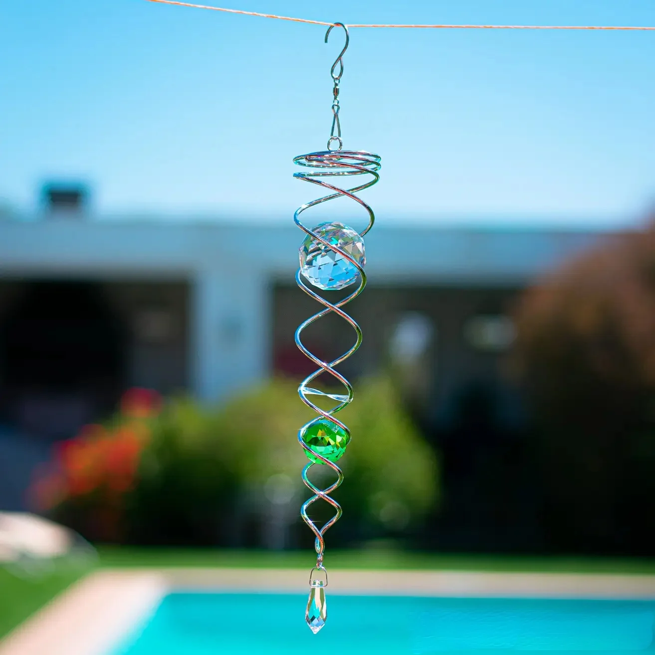 🔥Last Day Promotion-49%OFF - Gazing Ball Spiral Tail Wind Spinner Stabilizer
