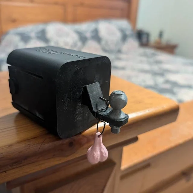 3D Funny Trailer Hitch Cover