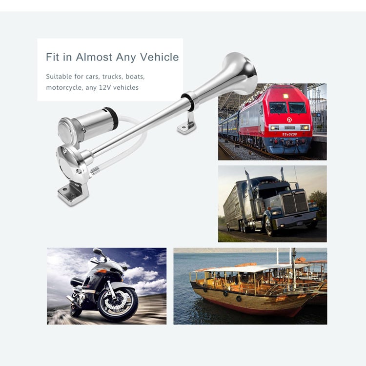 Last Day Flash Sale - 58% off 🔥Motorcycle Horn + Mounting Hardware and Complete Wiring Kit