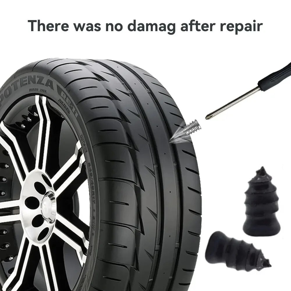 Vacuum Car Tire Repair Rubber Nail Kit
